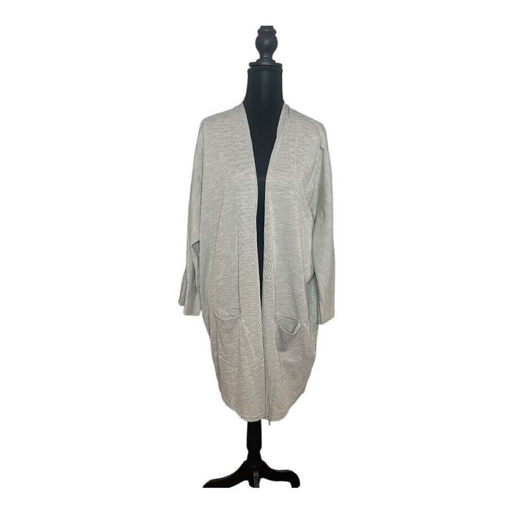 Anthropologie DONNI Sandwash Open Front Ribbed Cardigan NWT